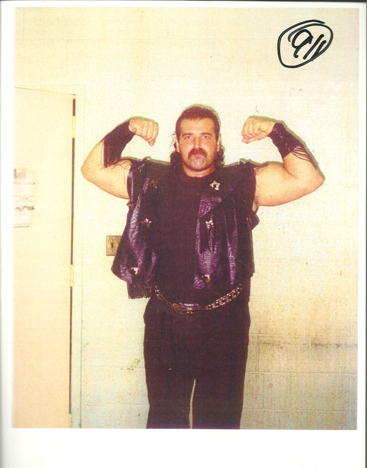 M233 911 Big Al Autographed Wrestling Photo w/COA