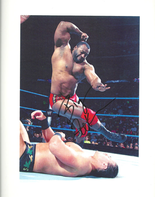 M247 Ezekiel Jackson Autographed Wrestling Photo w/COA