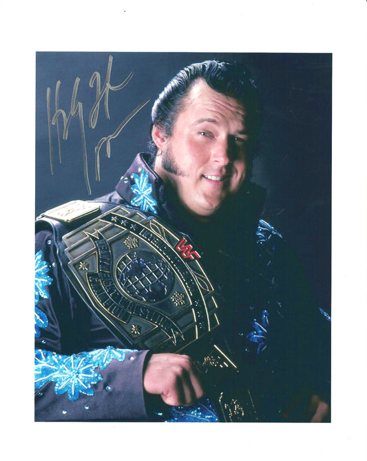 M260 Honky Tonk Man Autographed Wrestling Photo w/COA