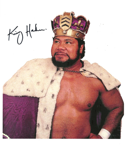 M279 Haku Autographed Wrestling Photo w/COA