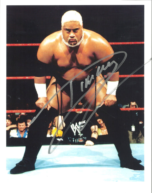 M281 Rikishi Autographed Wrestling Photo w/COA