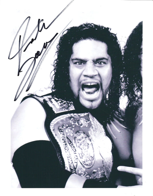M285 Rikishi Fatu Autographed Wrestling Photo w/COA