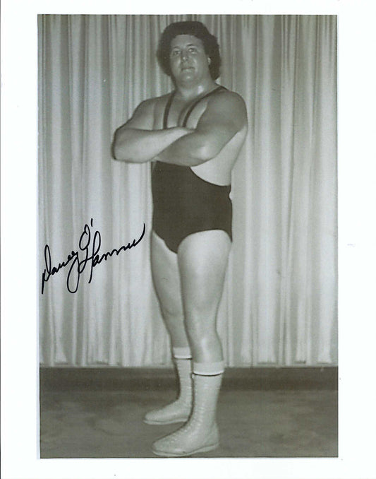 M3050 Irish Davey O'Hannon Autographed Wrestling Photo w/COA