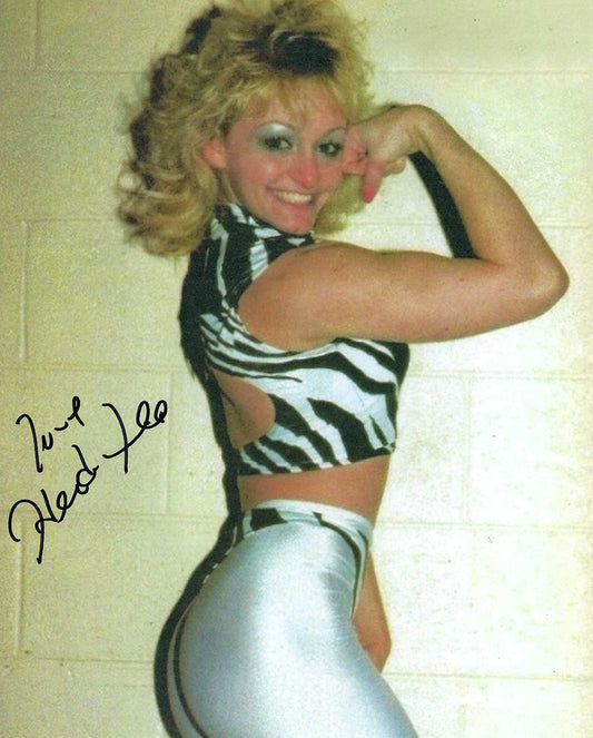 M3067 Heidi Lee Morgan Autographed Wrestling Photo w/COA