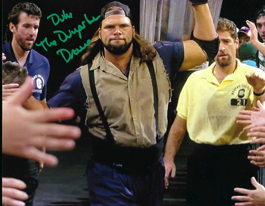 M3084 Duke the Dumpster Droese Autographed Wrestling Photo w/COA