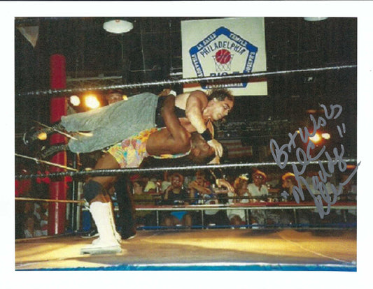 M3087 D.C. Drake Autographed Wrestling Photo w/COA