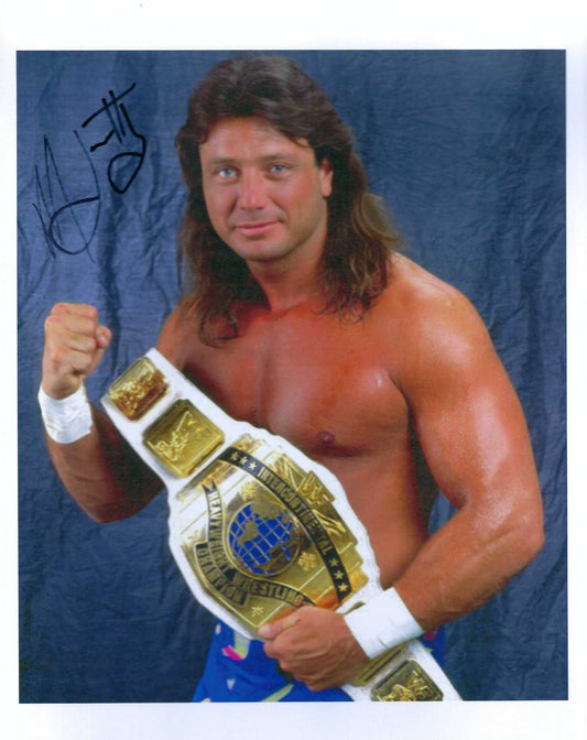 M3094 Marty Jannetty Signed Wrestling Photo w/COA