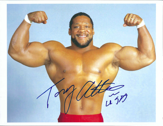 M3121 Tony " Mr. USA " Atlas Autographed 8X10 Wrestling Photo w/COA