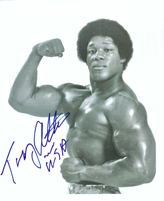M3134 Tony " Mr. USA " Atlas Autographed 8X10 Wrestling Photo w/COA