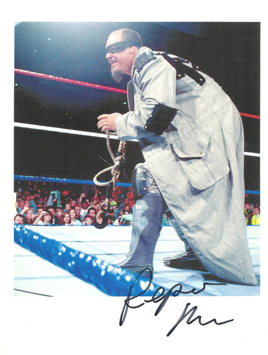 M324 The Repo Man Autographed Wrestling Photo w/COA
