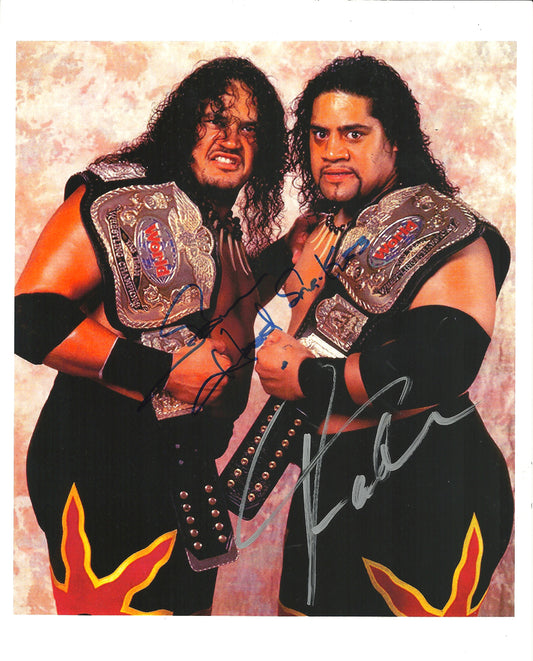 M346 The Headshrinkers Autographed Wrestling Photo w/COA