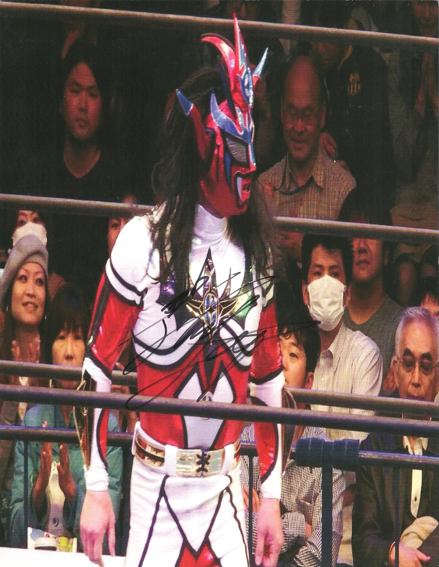 M361 Jushin Thunder Liger Autographed Wrestling Photo w/COA