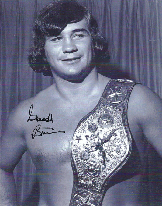 M3670 Jerry Brisco Autographed Wrestling Photo w/COA