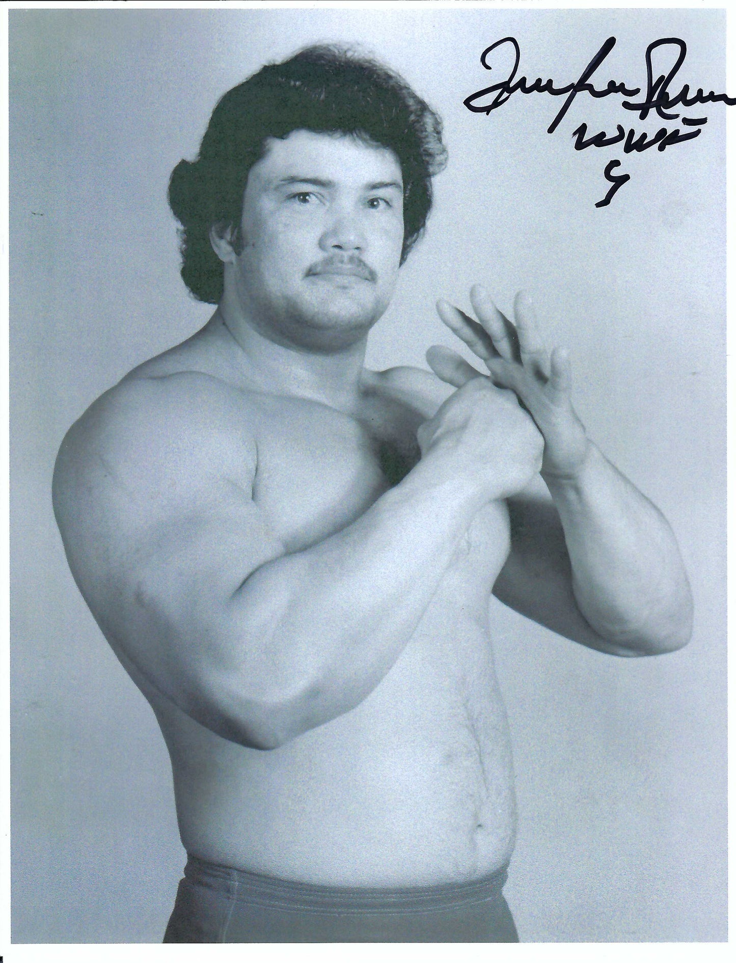 M3682 Jose Louis Rivera Autographed Wrestling Photo w/COA