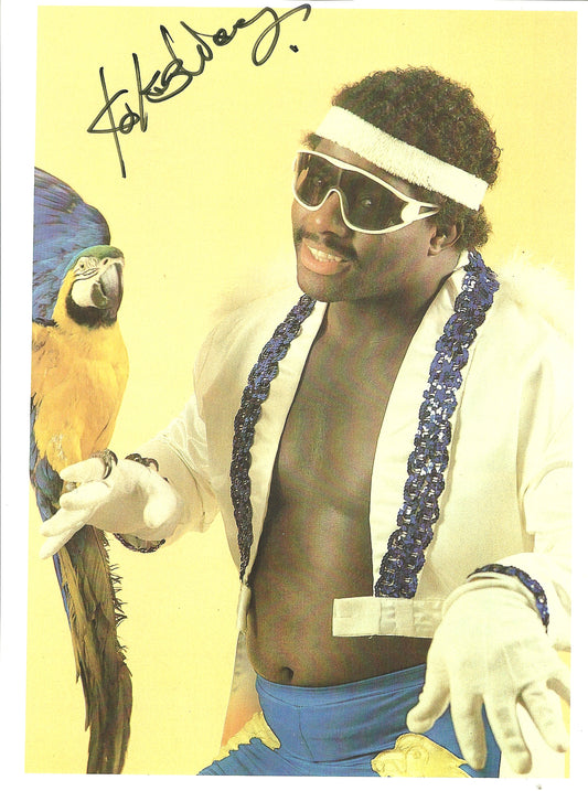 M393 Koko B. Ware Autographed Wrestling Photo w/COA