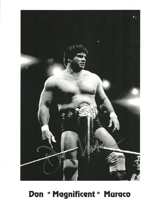 M420 Magnificent Don Muraco Autographed Wrestling Photo w/COA