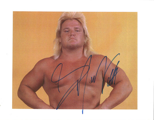 M421 Greg the Hammer Valentine Autographed Wrestling Photo w/COA