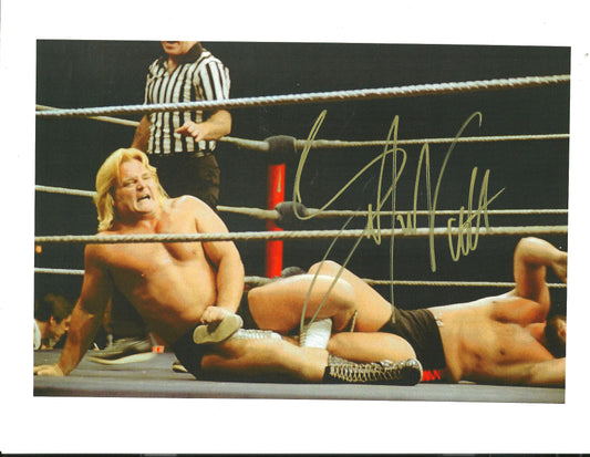M454 Greg the Hammer Valentine Autographed Wrestling Photo w/COA
