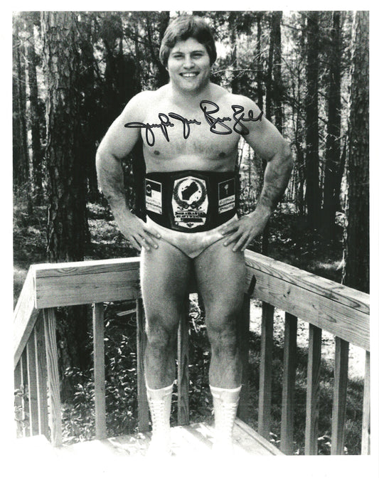 M491 Jumping Jim Brunzell Autographed Wrestling Photo w/COA