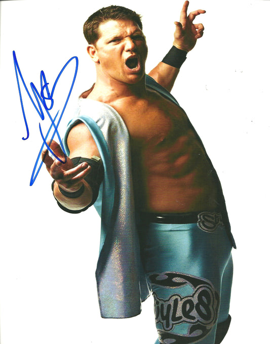 M493 A.J. Styles Autographed Wrestling Photo w/COA