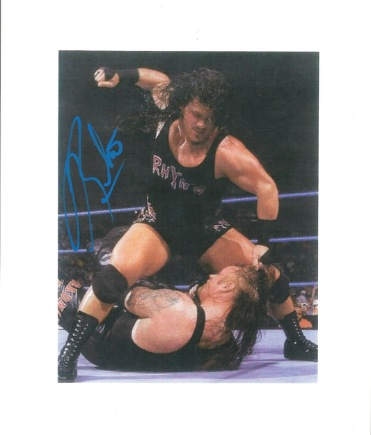 M494 Rhino Autographed Wrestling Photo w/COA