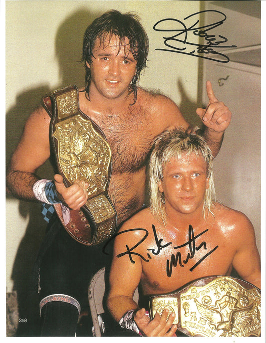M500 Rock and Roll Express Autographed Wrestling Photo w/COA