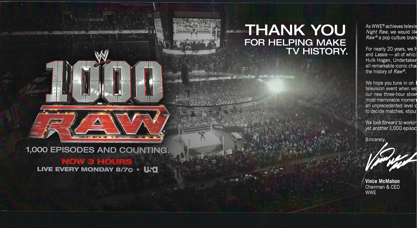 WWE Commemorative Sinner Belt 1 of 1000