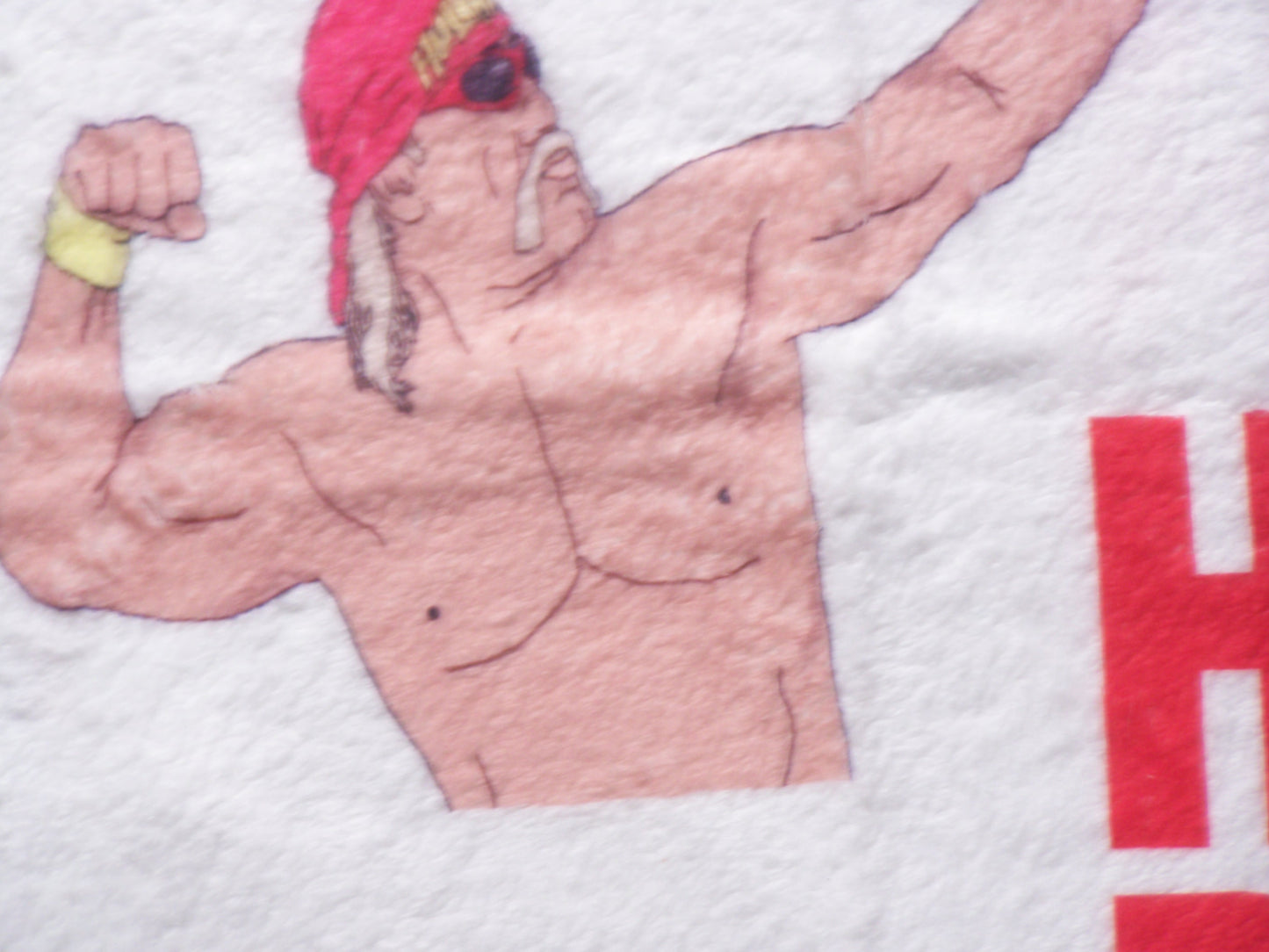 TWL2 VERY RARE WWF Hulk Hogan Rules 15X23 Towel