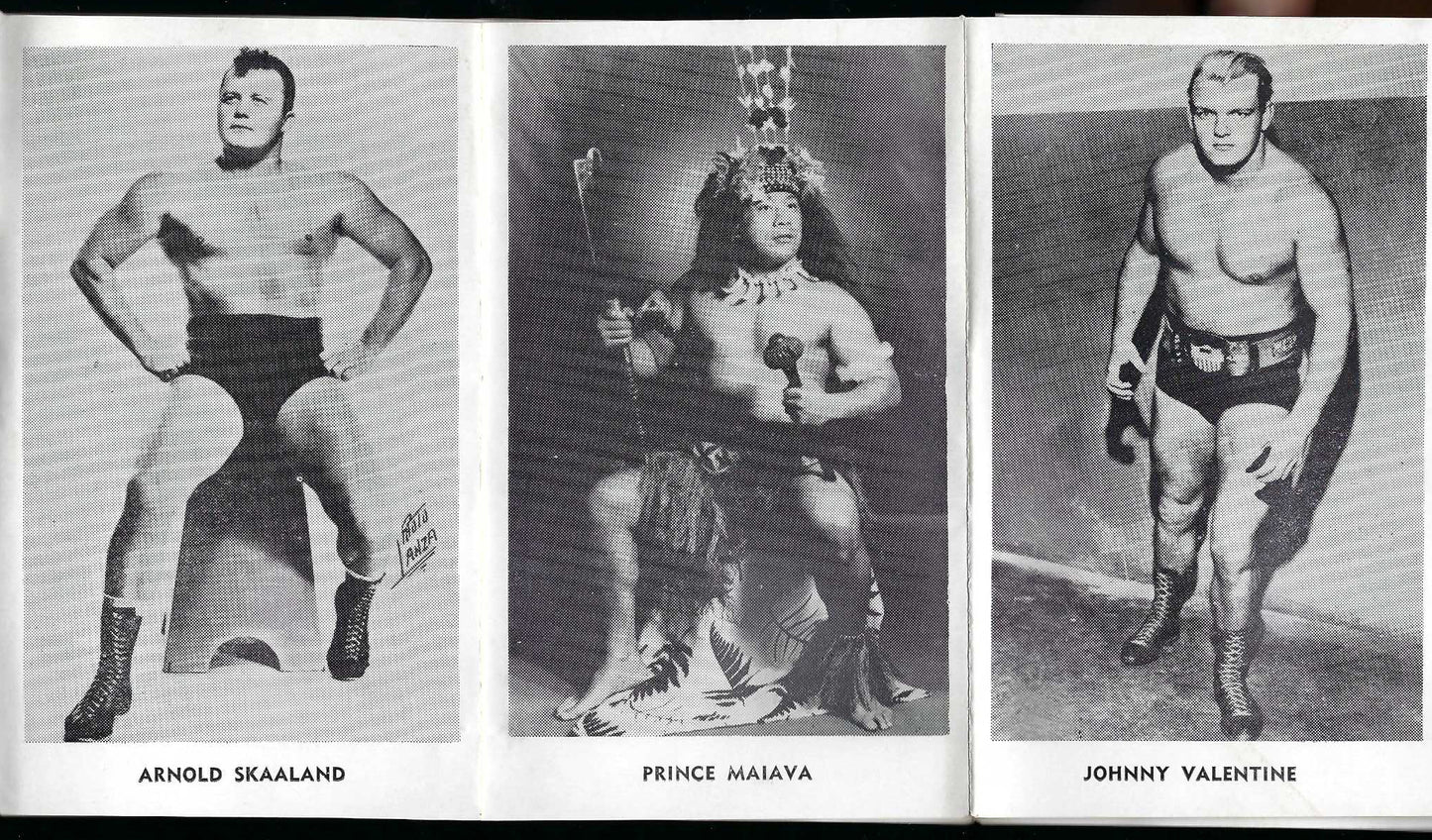 Extremely Rare 1950's Wrestling Photo Lot Booklet featuring Buddy Rogers , Antonino Rocca , Eddie Graham