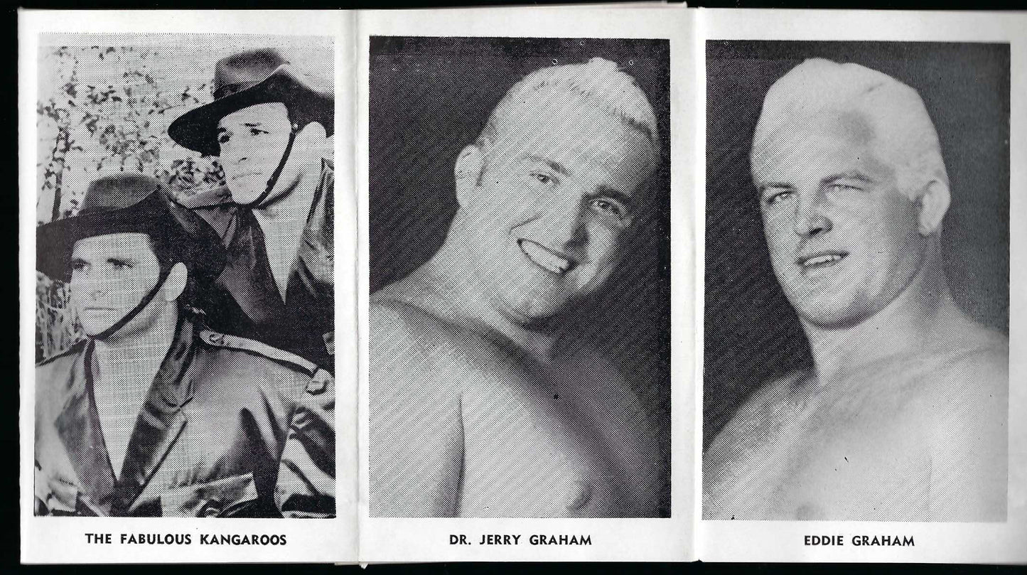 Extremely Rare 1950's Wrestling Photo Lot Booklet featuring Buddy Rogers , Antonino Rocca , Eddie Graham