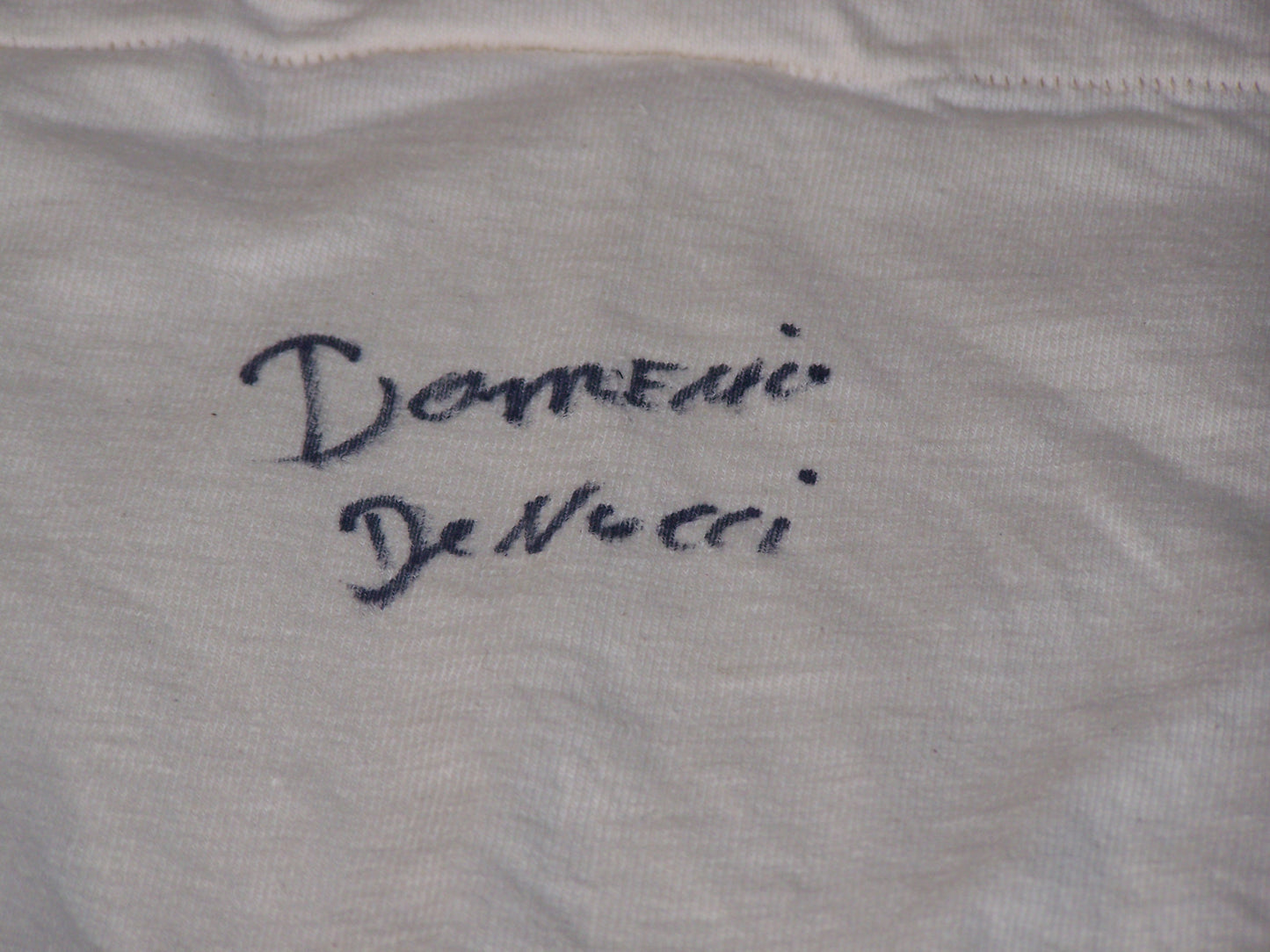 E223B  Dominic DeNucci ( Deceased ) Autographed Wrestling Trunks w/COA