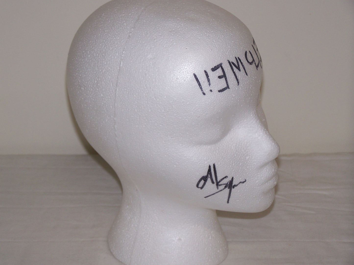Al Snow Autographed Styrofoam Head w/COA