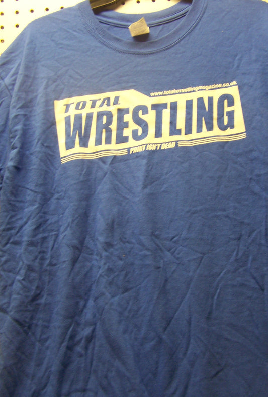 BAT38  Total Wrestling Original Vintage Tee Shirt  Size  L