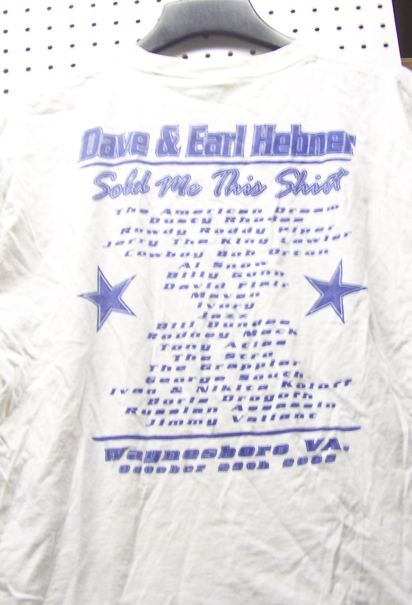 BAT50  Night of the Superstars 10-29-05 Original Vintage Tee Shirt  Size  XL