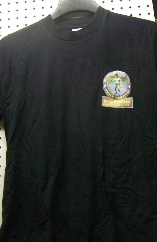 BAT59  Peace Festival Original Vintage Tee Shirt  Size L