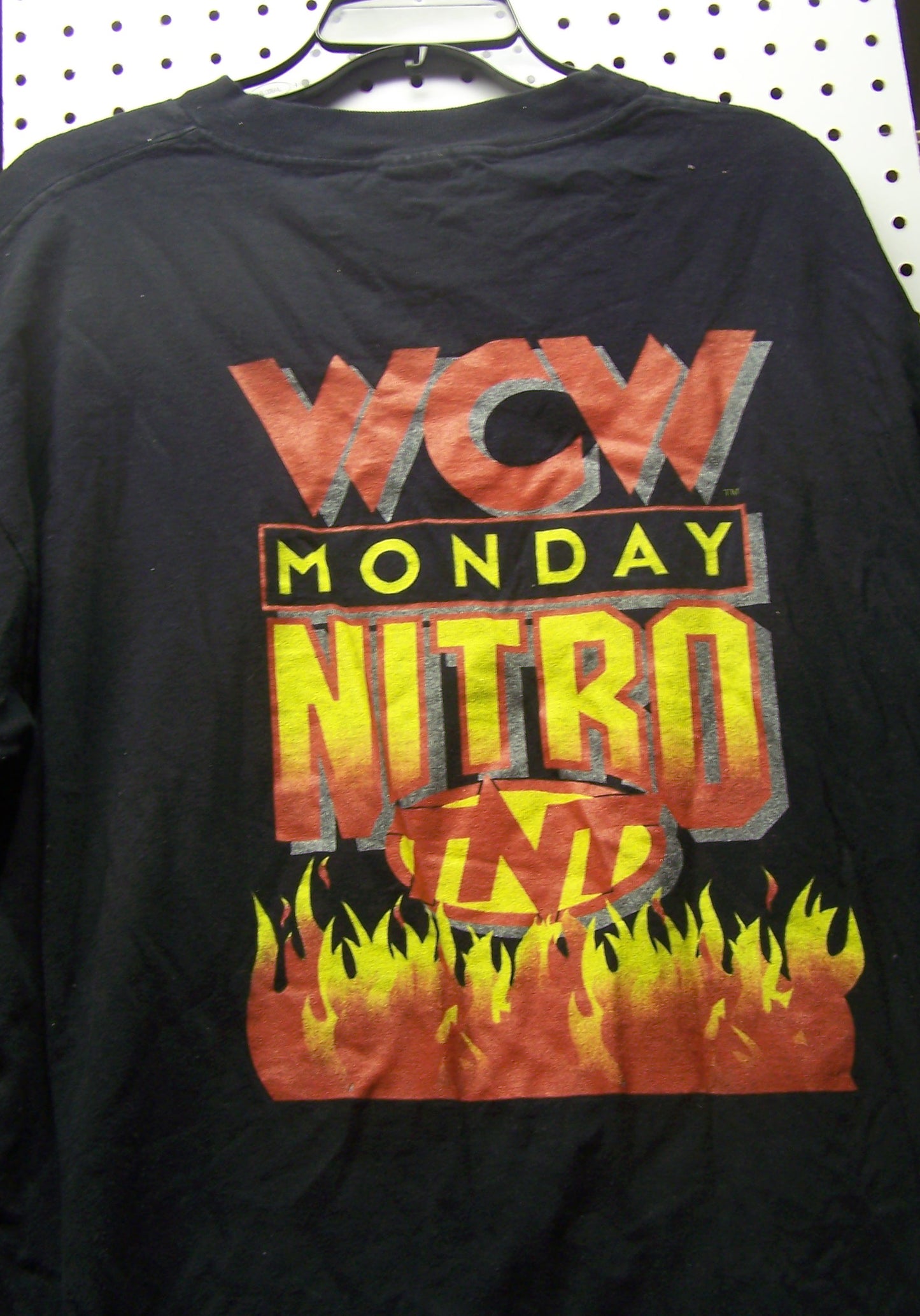 BAT64  WCW Nitro Long Sleeve Original Vintage Tee Shirt  Size XL