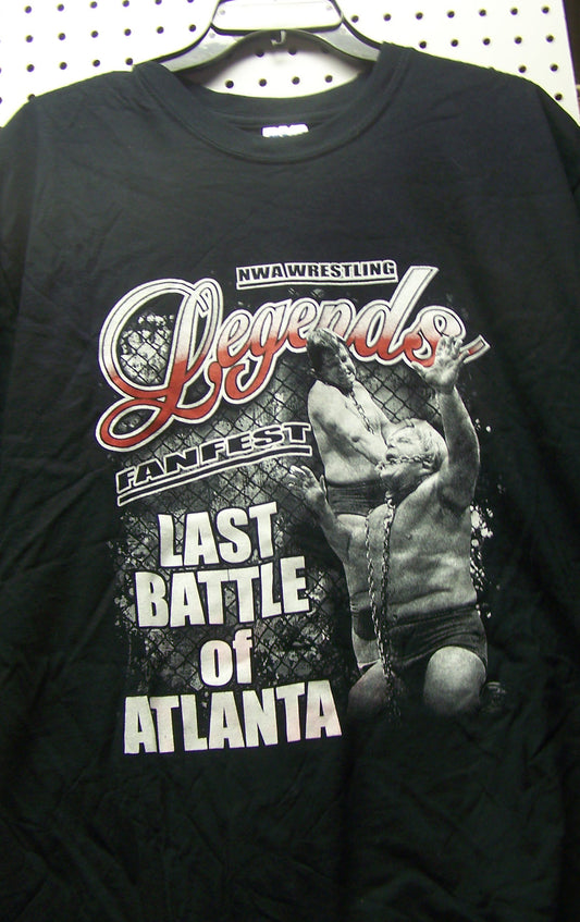 BAT80  2011 Original NWA Wrestling FANFEST Vintage Tee Shirt Roddy Piper Greg Valentine