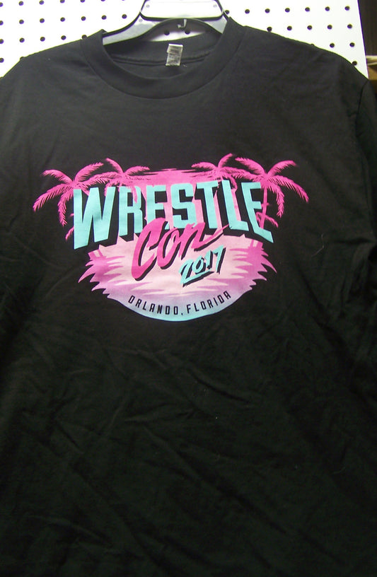 BAT81  Original Wrestlecon 2011  Vintage Wrestling Tee Shirt
