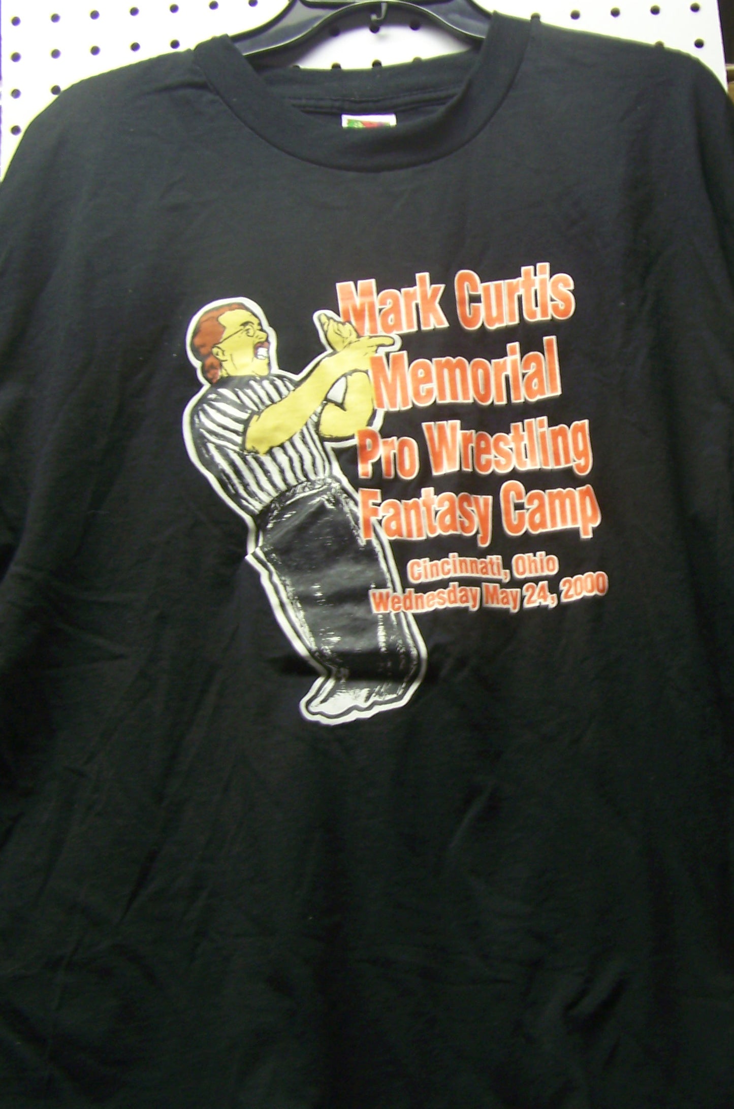 BAT87  Original Mark Curtis Memorial Vintage Tee Shirt