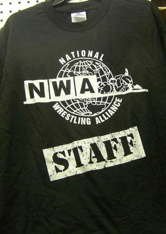 BAT97  NWA TNA Vintage Wrestling Tee Shirt Size XL