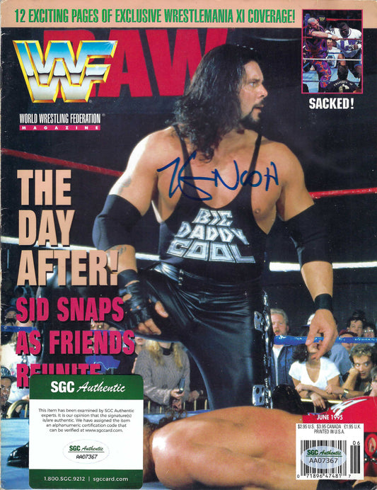 BD54 Kevin Nash  Autographed Vintage Wrestling Magazine   w/COA