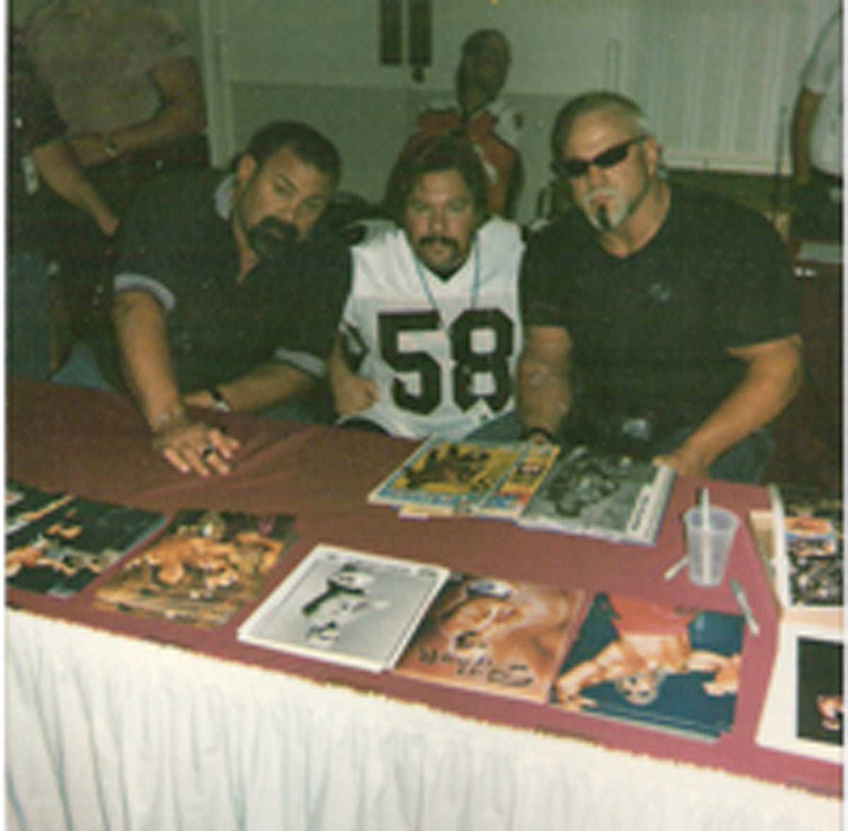 BD157    Kevin Nash  Steiner Brothers  Diesel  Tommy Dreamer  Sandman  Afa the Wild Samoan  Autographed VERY RARE  Vintage Wrestling Magazine w/COA