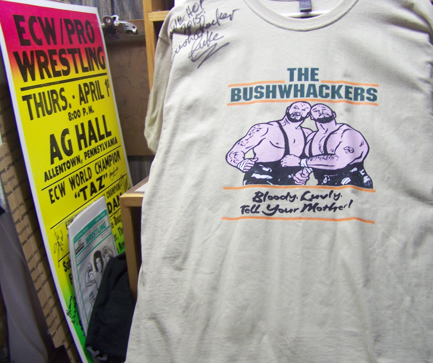C2  Bushwacker Luke Autographed Tee Shirt w/COA