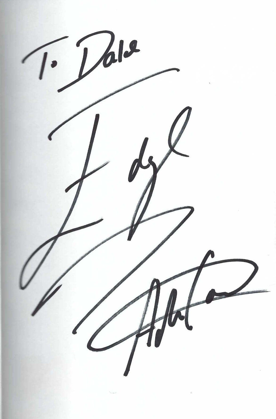 DSB2  Autographed Wrestling Autobiography  Rated R Superstar Edge w/COA