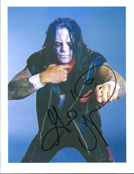 M3149  Vampiro  Autographed Wrestling Photo w/COA