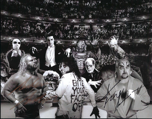 M3151  The Task Master  Kevin Sullivan  Andrew Anderson  Autographed Wrestling Photo w/COA