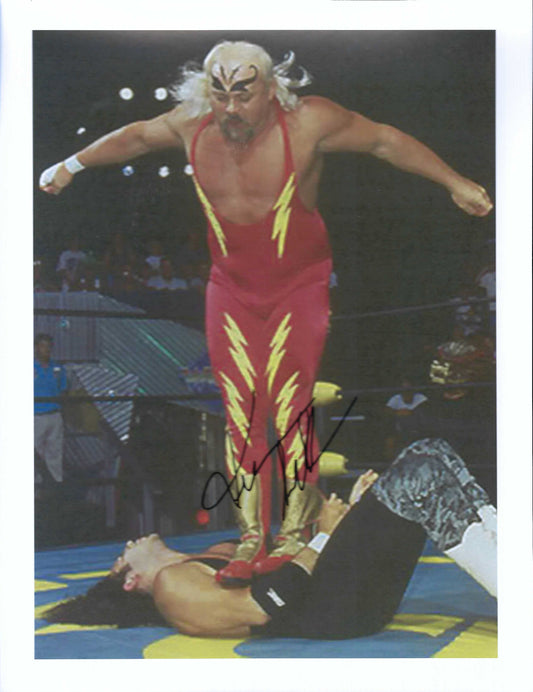 M3158  The Task Master  Kevin Sullivan Autographed Wrestling Photo w/COA