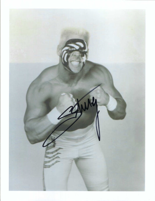 M3174  The Icon Sting Autographed 8x10 Wrestling Photo w/COA