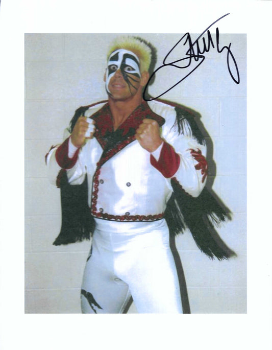 M3177  The Icon Sting Autographed Wrestling 8x10 Photo w/COA