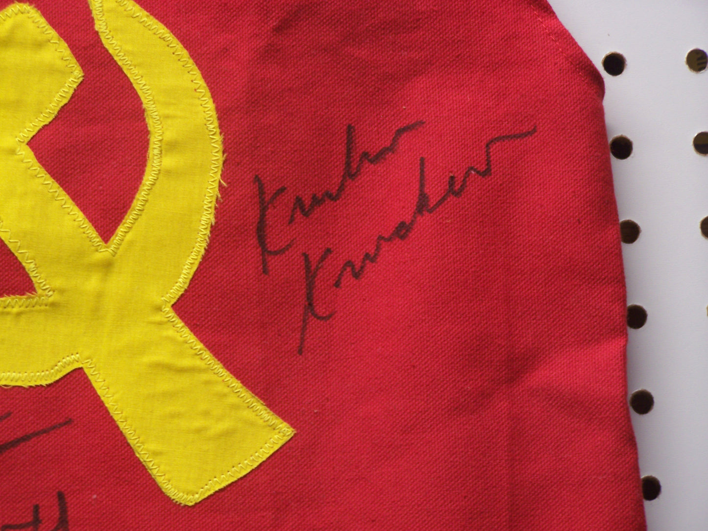 C20  Autographed Russian Singlet Ivan Koloff , Nikita Koloff , Khrusher Khrushchev w/COA